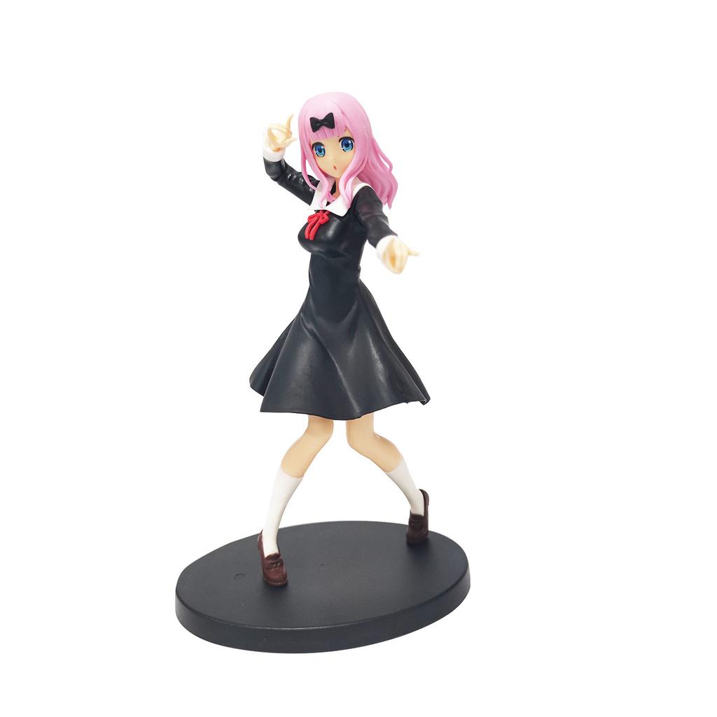 Любовь - это война 18 см Аниме Фигурка Кавайная Девушка Фудзивара Чика и Синомия Кагуя Экшн Коллекционная Модель Кукла Игрушка Подарок