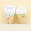 Adorable Plush Panda Ice Cream Cone Keychain Perfect Bag Accessory Cute Toy