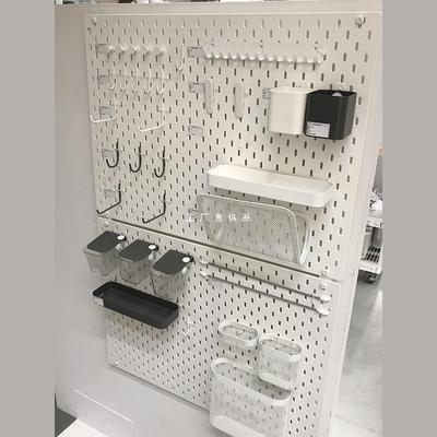 Аксессуары для перфорированной доски Tuoyuyi: Совместим с ИКЕА СКОДИС, настенными столами и стеллажами для хранения.