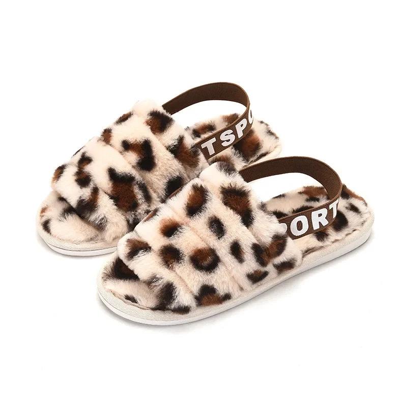 Распродажа женской обуви 2024 года, новые женские сандалии с обхватом щиколотки, осенние разноцветные флоковые леопардовые с открытым носком, легкие домашние сандалии