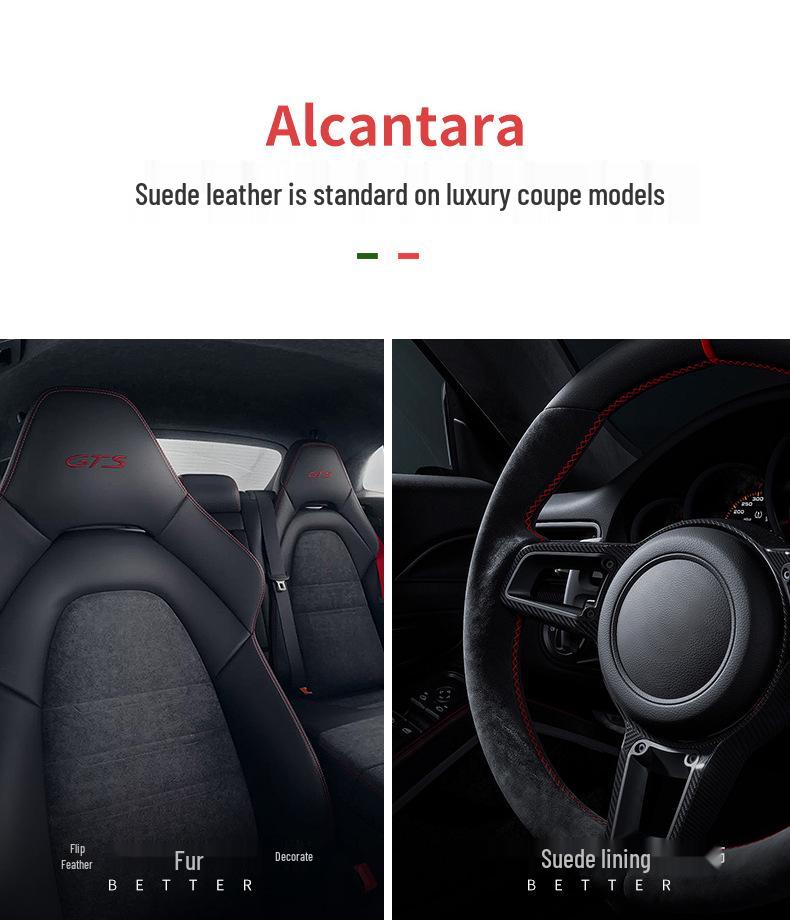 Защитная крышка из алькантары для заднего вентиляционного отверстия Tesla Model 3-Y: Устойчив к царапинам и грязи
