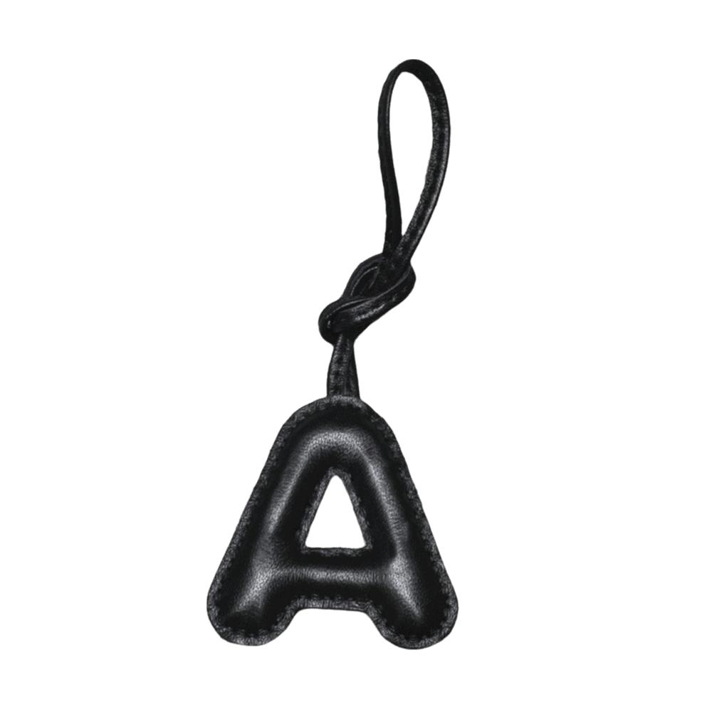 26 Initials English Letter Bag Pendant Genuine Sheepskin Car Pendant Keyring Pendant Ladies