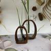 Creative Mini Water-cultured Vase Transparent Plant Flower Stand Flower Arrangement Ornament  Gift