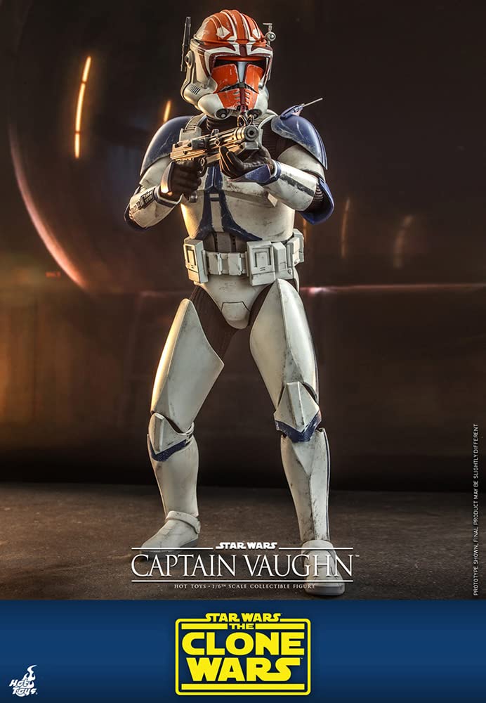 TV Masterpiece Star The Clone Wars Captain Vaughn Scale Figure White Wars 1/6