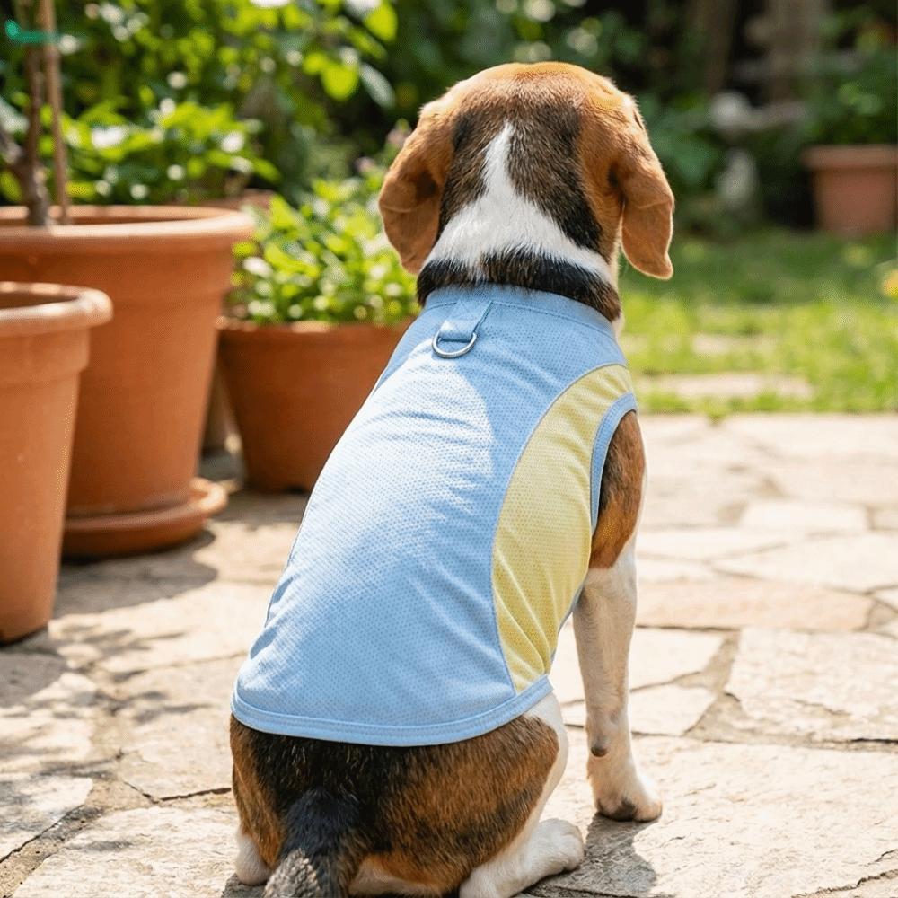 Comfortable Pet Tank Top Lightweight Pet Cooling T-shirts Fashion Dog Sun Protection Vest Summer