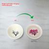 Color-changing Cup Heat-sensitive Color-changing Single Cup Hot and Cold Double-sensitive Color-changing Cup Plum Blossom Ceramic Cup Processing