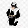 Fictional Character Byakuya Kuchiki Anime Lron On Patches For Clothes Bag Tshirt Heat Transfer Stickers Stripes Appliques