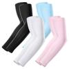 Unisex Fingerless Ice Silk Sunscreen Sleeves for Golf, Cycling, and Driving