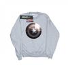 Womens/Ladies Captain America Shield Shiny Sweatshirt