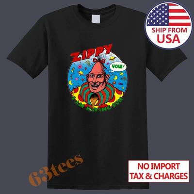 Мужская черная футболка Zippy The Pinhead Movie Размеры от S до 3XL