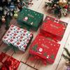 WTEMPO Christmas Gift Boxes with Christmas Series Patterns Christmas Gift Packaging Boxes Ribbon Bow Magnetic Attraction Gift Boxes
