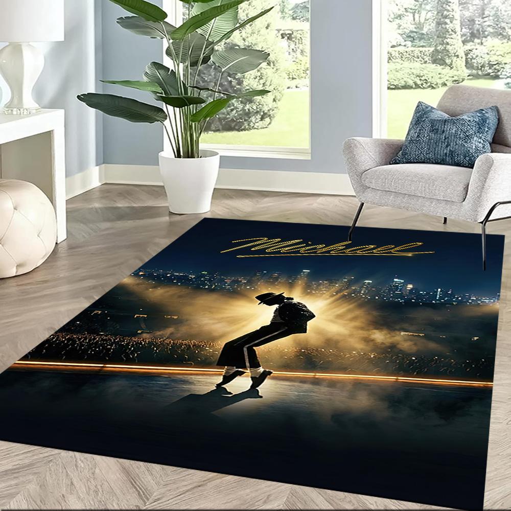 Michael Jackson 18 Floor Mat Design for Hallway Outdoor Game Room Entryway Anti-slip Rug Anime Office Decor Perfect Birthday/Christmas Gift Idea