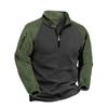 European and American Men's Trendy Fleece Long-Sleeve Pullover Jacket
