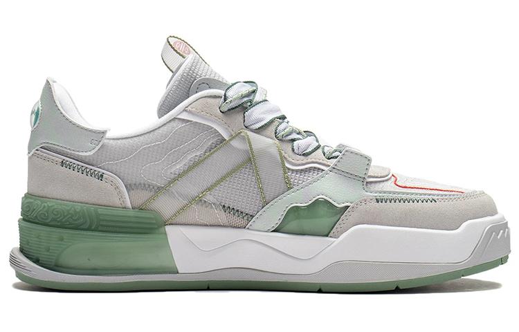 Li Ning Кеды CF FlashStar Низкие Скейтбордические Унисекс Микрокристаллический Серый AGCS044-1