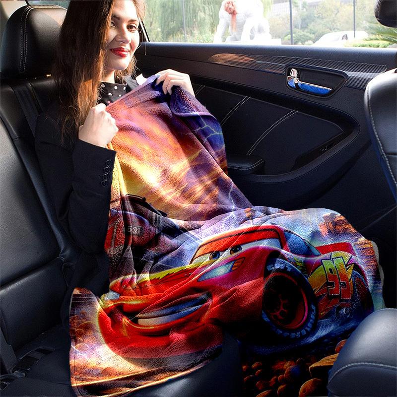 1pc. Lightning McQueen Car Blanket - Perfect for Home, Office, Outdoor Use, Gift Idea, Suitable for All Seasonsz0417210