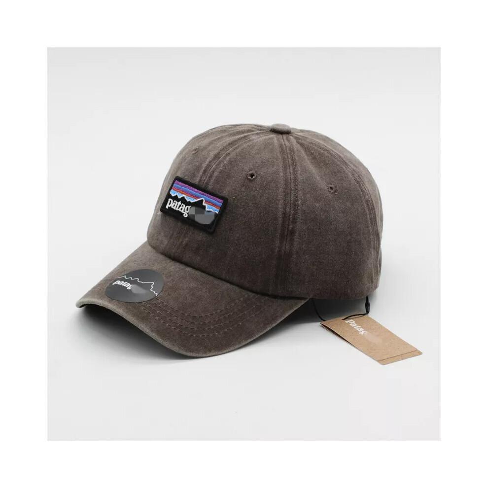 (кофе) 2024 Стильная washed бейсболка Patagonia Повседневная Защита от солнца Высокое качество