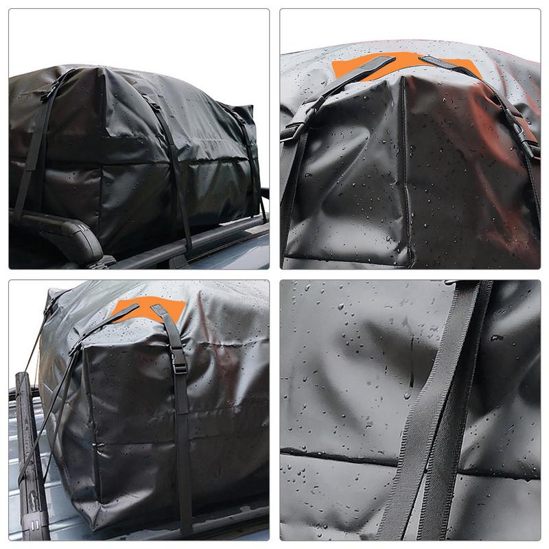 Автомобильный багажник на крышу 420D водонепроницаемая ткань Оксфорд сумка для багажа на крышу автомобиля большая вместительная сумка для хранения для путешествий для автомобиля грузовик
