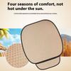 Ice Silk Auto Seat Pad Moisture Wicking Technology Nonslip Auto Seat Protector For Long Distance Driving