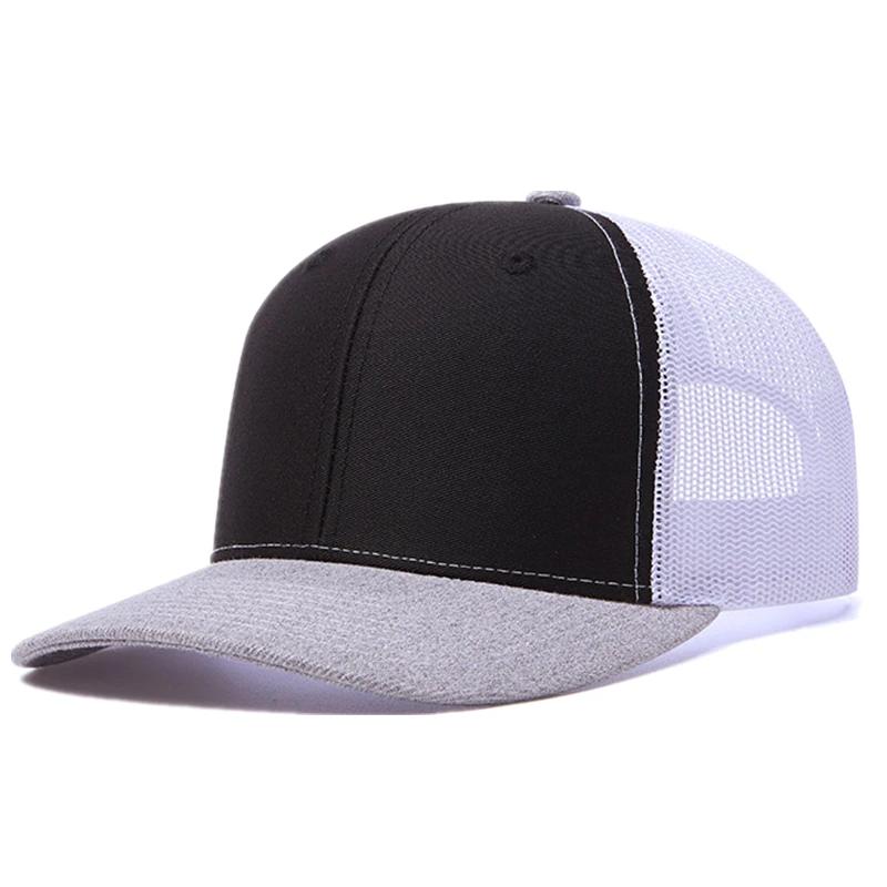 For Men & Women Gender Neutral Two Tone Cap Curved Brim Style Trucker Hat Men & Women Casual Outdoor Air Permeable Ventilated Summer Cap