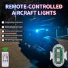 Wireless LED Strobe Light with Remote Control Multiple Lighting Modes Waterproof Rechargeable Battery Powered Emergency Flashing Light