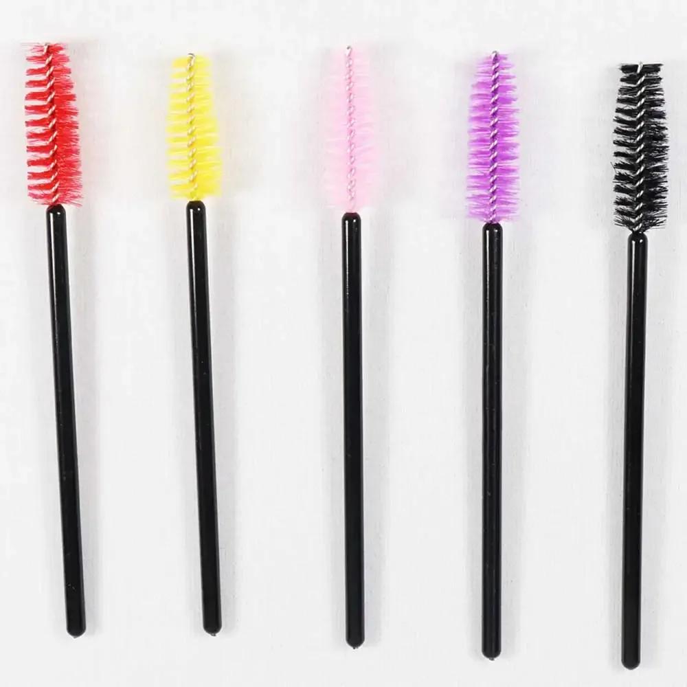 Professional Makeup Beauty Tool Disposable Crystal Eyelashes Brush Comb 50Pcs Eye Lashes Extension Mascara Wands Makeup