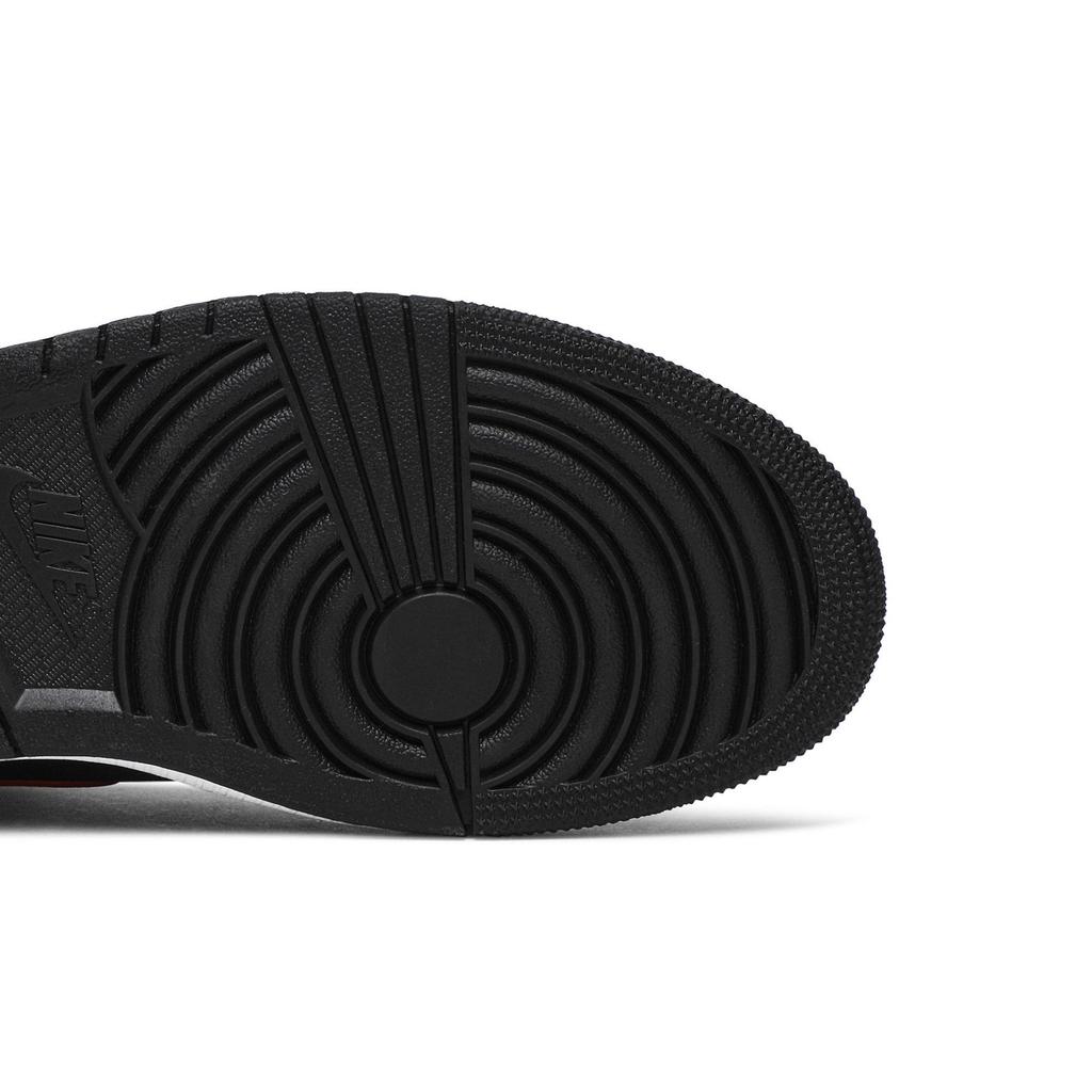 Air Jordan 1 Mid 'Bred' (унисекс) Черные / Красный с белым Винтажные Баскетбольные Кроссовки 554724 054