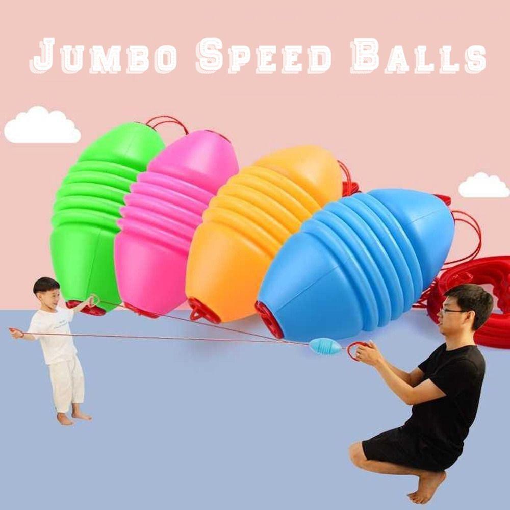 Sport Game Children Toys Speed Balls Sliding Zoom Ball Zip Ball Pulling Elastic Elastic Speed Balls