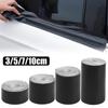 3/5/7/10CM Glossy Black Vinyl Car Stickers Flexible PVC Film Auto Window Decoration Trim Decal for Car Interior Hood Roof Pillar