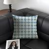 Symmetrical Pattern Cushion Cover Natural Linen Organic Fabric DoubleSided Printing Sofa Home Decor Gift Pillow Case