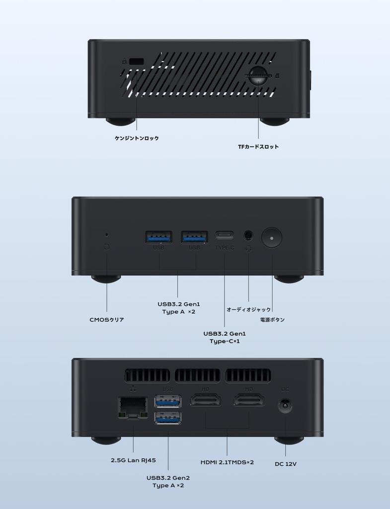 Мини-ПК UN100P N100 KODLIX 16 ГБ DDR4 512 ГБ SSD Max мини-ПК Windows 11 Pro карта LAN мини-компьютер 3-экранный выход небольшой ПК 4C/4T 3,4 ГГц HDMI/USB-C/SD