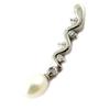 [B9575] - Silver Pendant 'Pearl Beauty' White