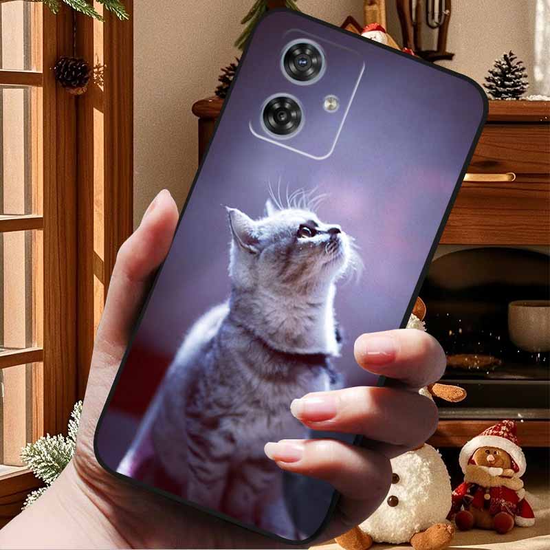 Для Moto G84 G54 5G Чехол Модный Мягкий ТПУ Силиконовый Бампер Чехол для Телефона для Motorola Moto G84 5G MotoG54 G 54 84 Coque Capa Коты