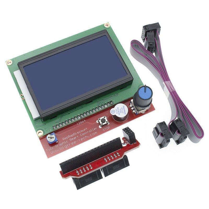 2004 12864 ЖК-дисплей 3D-принтер Reprap Smart Adapter Контроллер Reprap Ramps 1.4 1.6 Mega2560 плата 2004LCD 12864LCD Управление