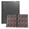 6KJFEIWG Card Case Trading Card File Hold 540 Card Binder Trading Card Case File 9 Pockets Trading Card Holder (Can Cards) (Black)