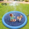 Water Splash Pad for Kids Dogs Leakproof Splash Pool Adjustable Water Spray Mat for Toddlers Outdoor Summer Toy