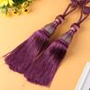 1 Pair Home Decor Modern Large Tassel Curtain Rope Tie Backs Holder Strap Braided Tiebacks