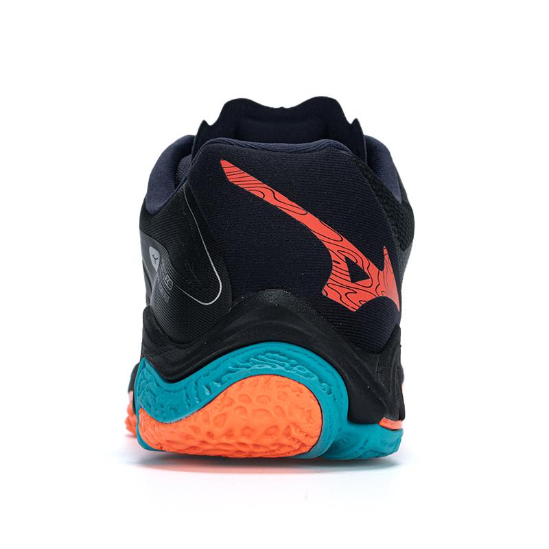 Mizuno Кроссовки унисекс Wave Lightning Z8 Черный Неоновый Пламень Павлиний Синий V1GA240006