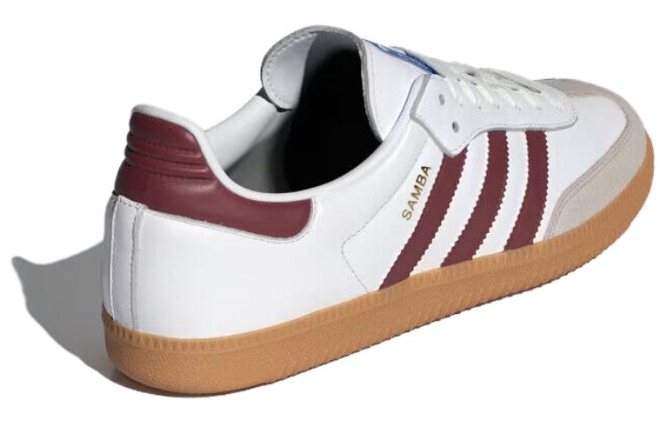 Мужские Adidas Originals Samba Og 'White Burgundy Gum' IF3813