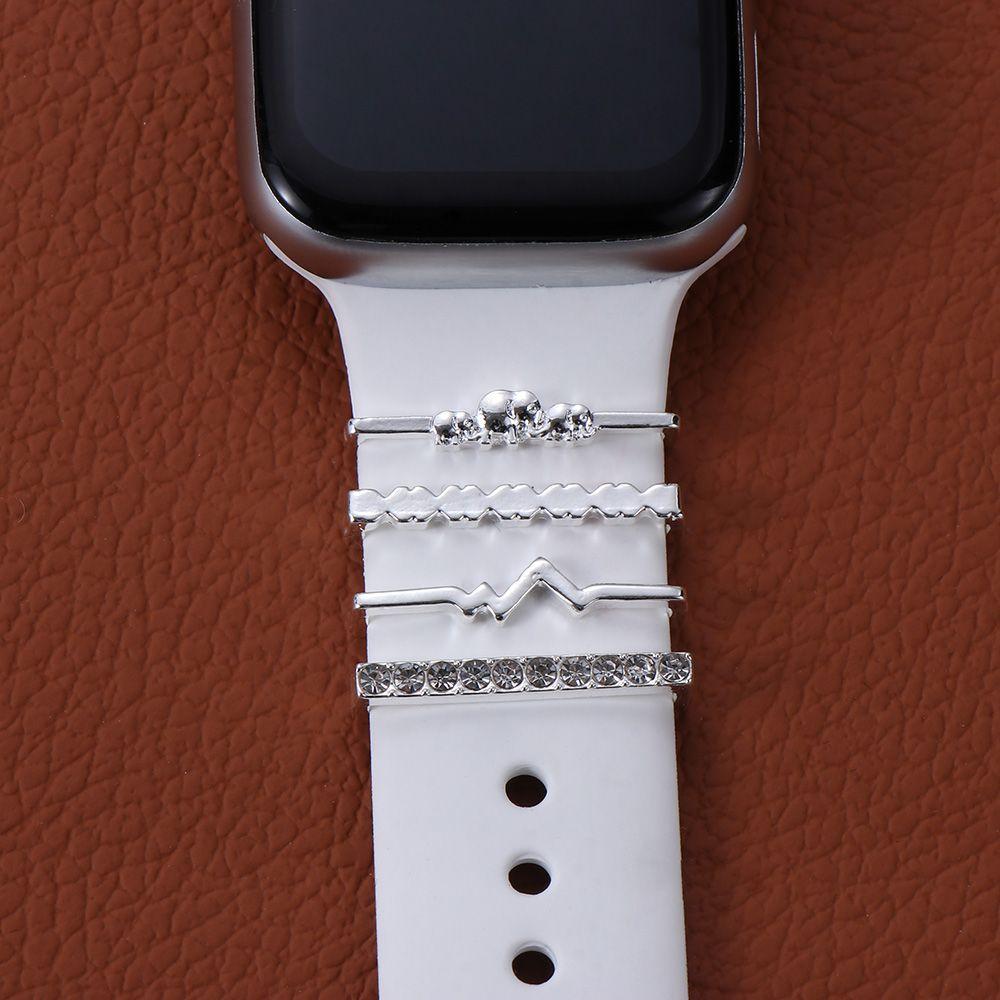 Strap Accessories Diamond Decorative Ring Watch Band Ornament Wristbelt Charms For Apple Watch Band