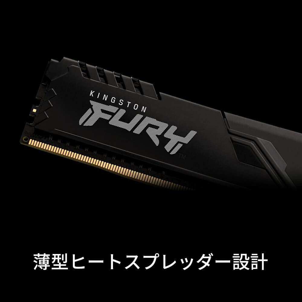Kingston Kingston FURY Настольный ПК Память DDR4 16 ГБ x 2 Kingston FURY Beast CL16 Пожизненная гарантия на продукт 3200MT/с KF432C16BB1K2/32