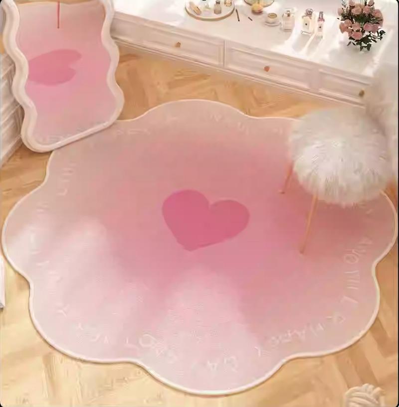 Сладкий неровный ковер для спальни, прикроватный, маленький, в свежем стиле, ковры для гостиной, креативный, модный, коврики для пола под туалетный столик, Alfombra