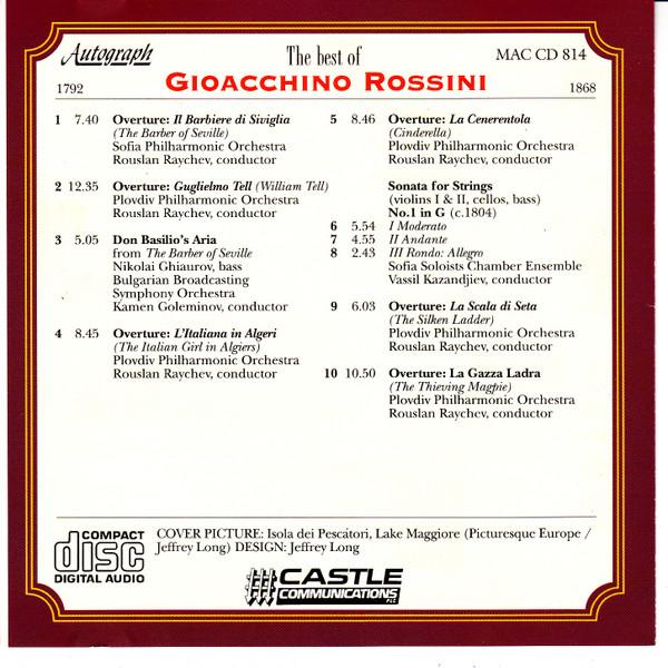 CD ДЖОАККИНО РОССИНИ Лучшее от Россини MACCD814 Autograph 1994 Великобритания Классика Б/у