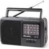 Portable AM/FM/SW1/SW2 Shortwave Radio - Retro Transistor Design with 3W Speaker, Battery Operated for Home Use, Outdoor & Emergency Survival