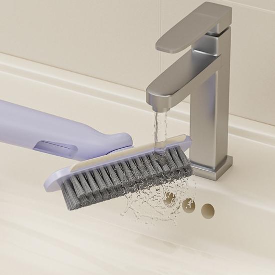 Щетка для чистки с функцией распыления V-образная щетина вращающаяся на 360 градусов головка щетки 3-в-1 дизайн спрей-скребок