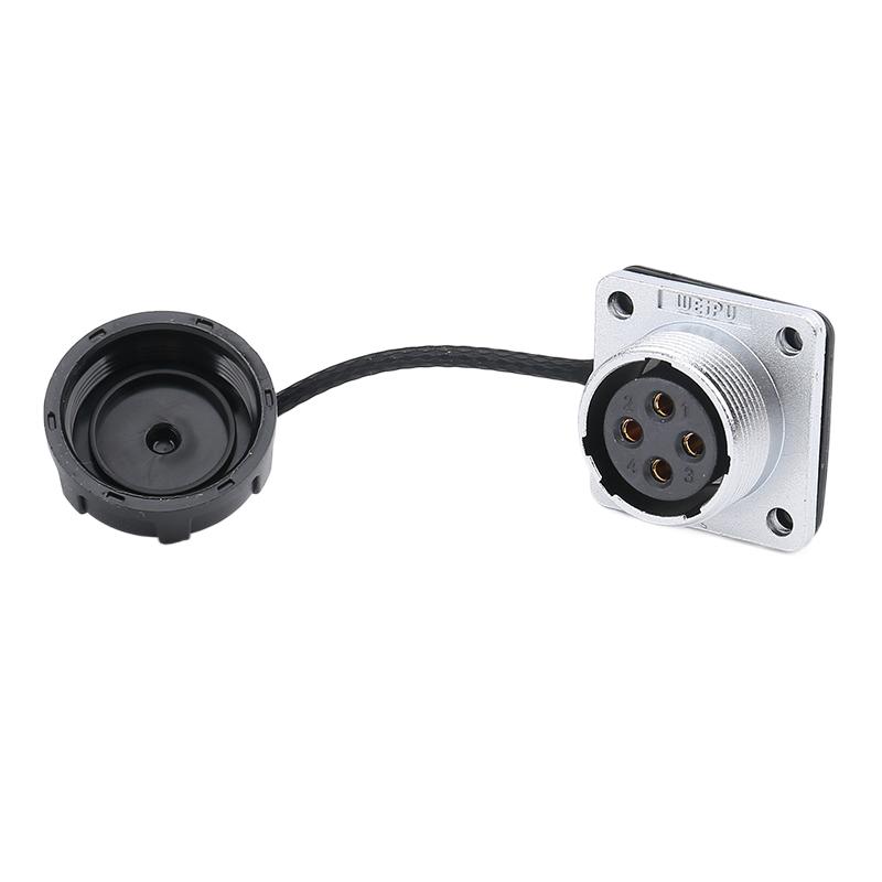 WEIPU WS20 TQ+Z 2 3 4 5 6 7 8 9 12 15Pin Industrial Waterproof Connector AC DC Power Soldering Terminal Wire Electric Connectors