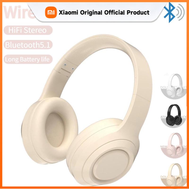 Xiaomi Беспроводные Bluetooth-наушники накладные HIFI Стереогарнитуры Шумоподавление Спортивные Игровые Наушники Музыкальный Плеер с Микрофоном Подарки