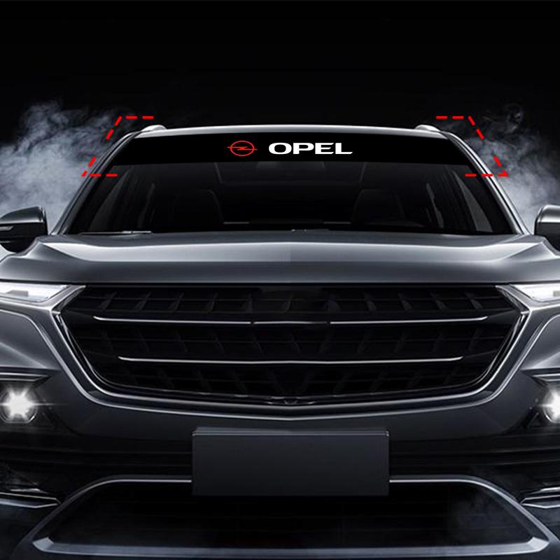 Наклейки на лобовое стекло автомобиля Передняя и задняя декоративная эмблема Для Opel Insignia Astra Antara Meriva Zafira H G Corsa