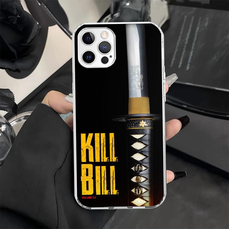 Чехол для телефона Kill Bill для iPhone 11 12 13 Mini 14 15 Plus 16 Pro Max 17 Air 16E 7 8 SE 17ProMax Мягкий чехол-футляр 11 14 15 16 Pro