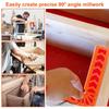 3/4 Inch 90 Degree Positioning Squares L-shape Right Angle Clamps Reusable Plastic L-Type Fixing Clamp Durable Corner Clamping