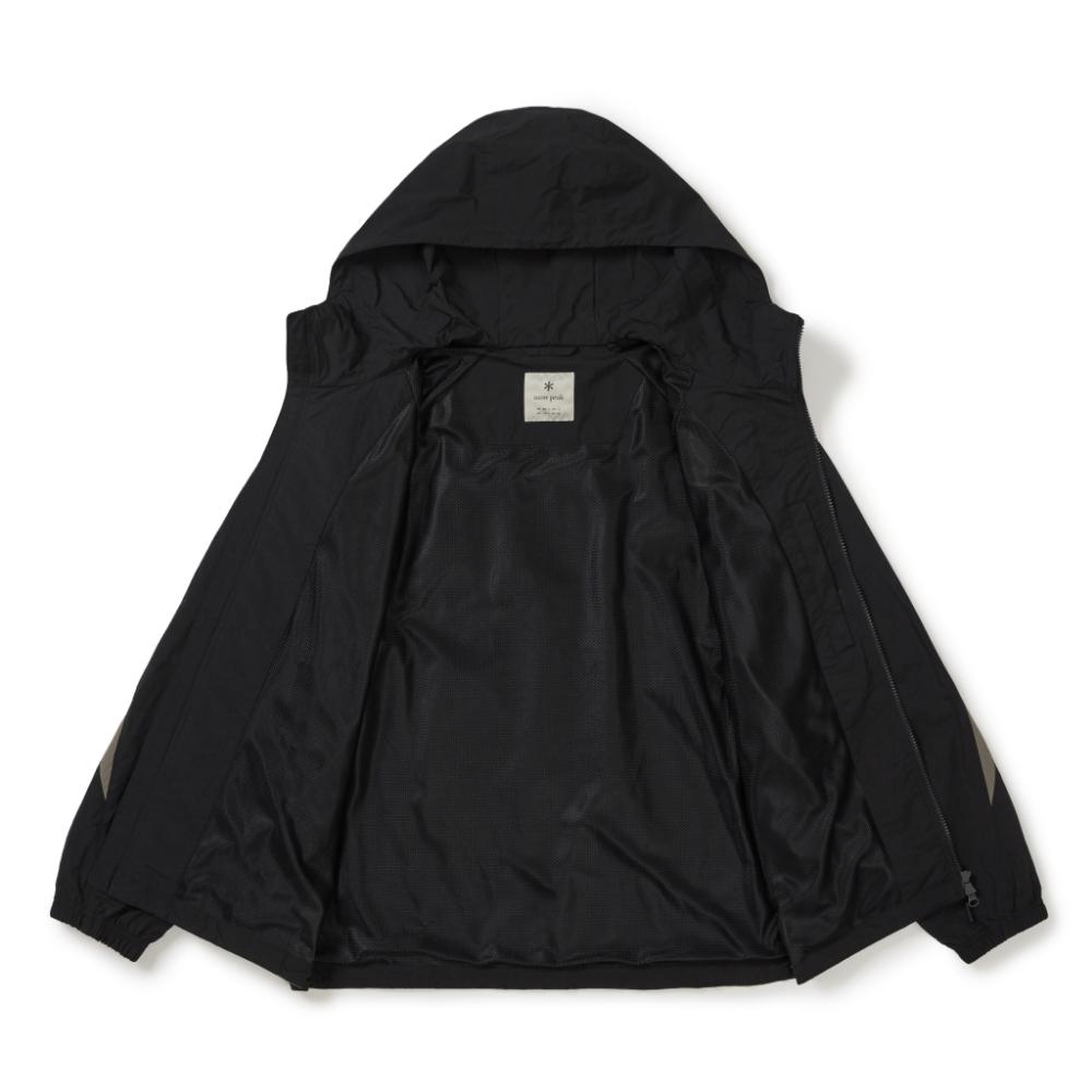 [Snowpeak] Lightweight Taslan Color Block Hooded Windbreaker Dark Charcoal (S26SULWB56)